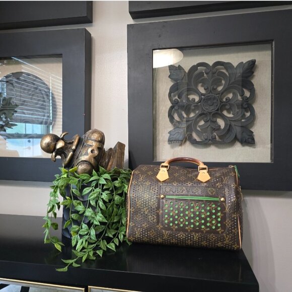 EUC RARE Authentic Limited Edition Louis Vuitton Perforated Speedy 30 - Picture 2 of 16